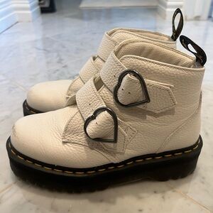 Dr. Martens boots. Worn twice. Scuffing on toes. Soles in very good condition.